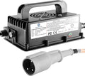 800W Lead Acid Battery Charger 48 Volt 15 AMP 3-Pin Original Gray One-Piece by Eliumsync