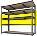 48"W Garage Shelving, 2650LBS Storage Shelves heavy duty, 5 Tier Metal Shelving by Unknown