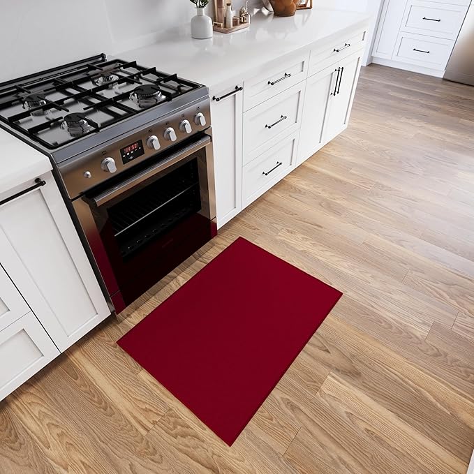 Ottomanson Rugs for Entryway 2'3" x 3' Non Slip Solid Small Area Rugs Durable - Image 9