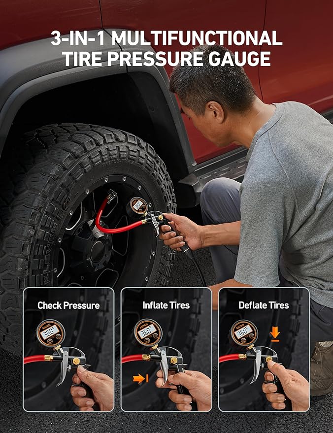 AstroAI T1 Digital Tire Pressure Gauge - Image 6