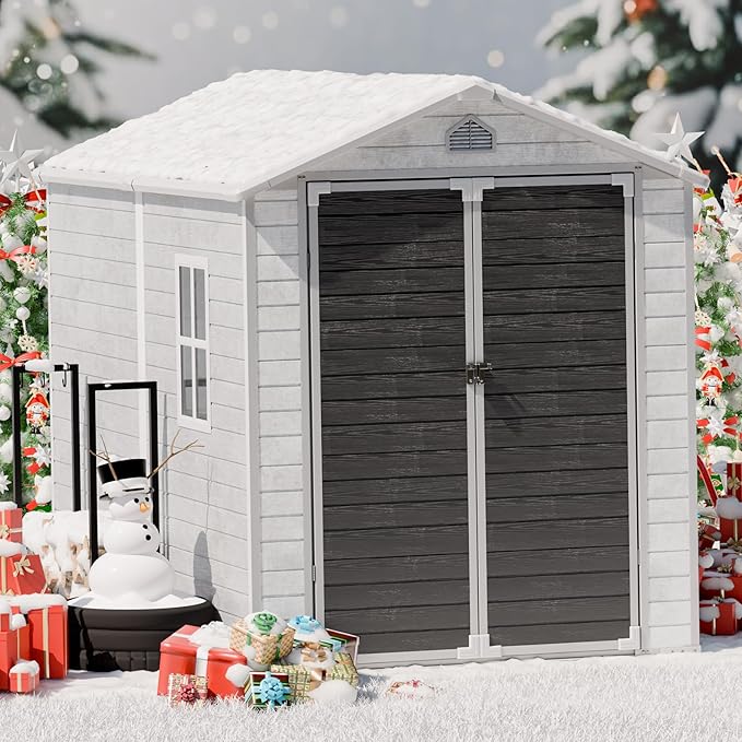 Plastic Sheds 6x8 Shed Resin Outdoor Storage - Image 7