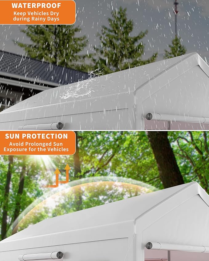 10 x 20ft Heavy-Duty Carport - Image 4