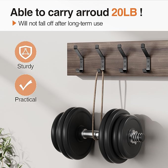 Wall Hook for Hanging Coat - 20LB - Image 2