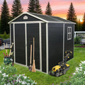 6x8 FT Outdoor Storage Resin Shed by Unknown