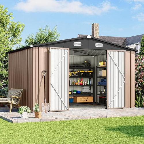 10x8 FT Outdoor Storage Shed by Breezestival