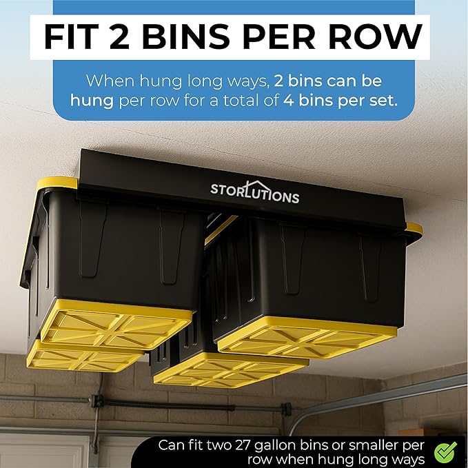 Heavy Duty Adjustable Ceiling Mount Garage Shelving - Image 5
