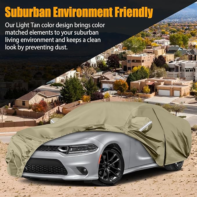 Waterproof Car Covers Replace for 2006-2025 Dodge Charger/Chrysler 300 300C - Image 5