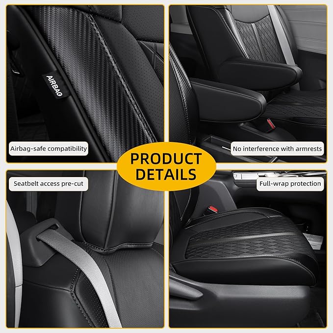 Custom Fit Sienna Seat Covers for Toyota Sienna LE, XLE 2021-2025 3-Row - Image 6