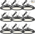 9 Pack 400W LED High Bay Light 56000LM 5000K 120VAC UFO Light IP65 Waterproof by YELLORE-Professionalledlightsmanufacturerspecializingincommercialandindustriallighting