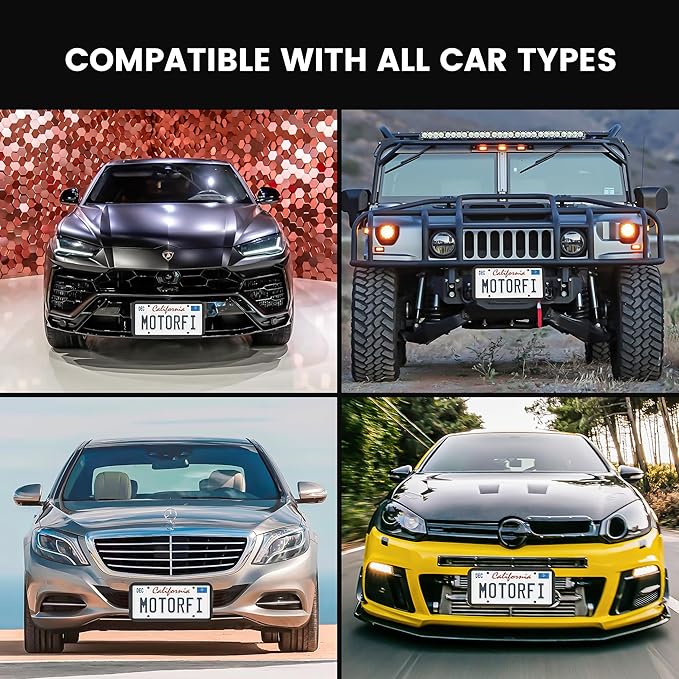 2 Pcs Silicone License Plate Frames - Image 7