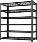 6 Tier Metal Shelving Unit, Adjustable Storage Shelves, Living Room by LIJIUHOME