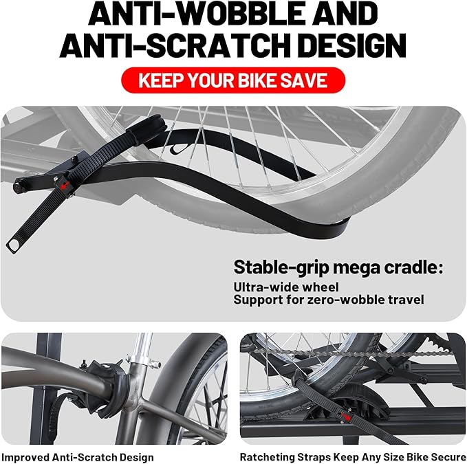 Young E-Bike Rack Hitch Mount Platform Style - Image 3