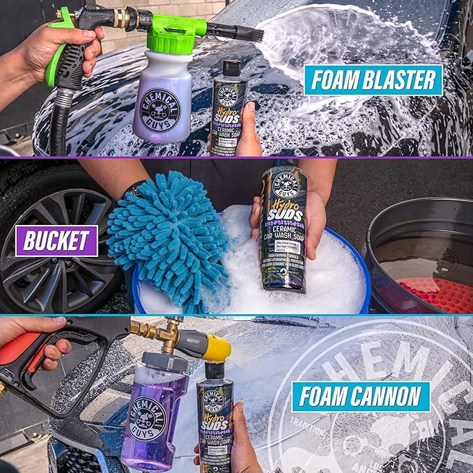 Chemical Guys CWS21216 HydroSuds Ceramic SiO2 Shine High Foaming Car Wash Soap - Image 11