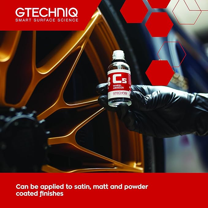 Gtechniq C5 Wheel Armor Wheel Cleaner, Rims Cleaner Protects Alloy Rims - Image 2