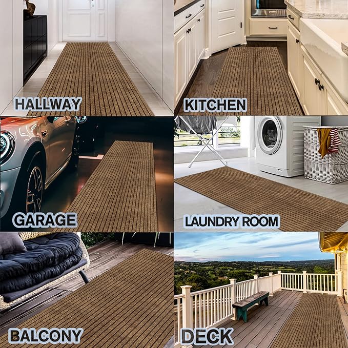 Custom Size Backed Non-Slip Area Rugs Runner, Easy Clean, Waterproof Runner - Image 6