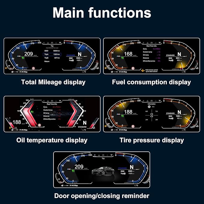 Speedometer Instrument for BMW E84 2006-2015 CCC CIC Linux System Original Car - Image 4