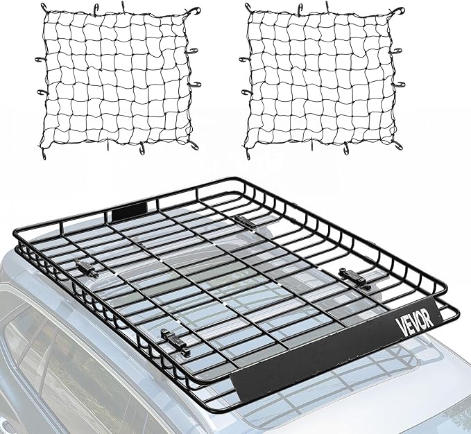 VEVOR Roof Rack Basket, Universal Rooftop Cargo Carrier by VEVOR
