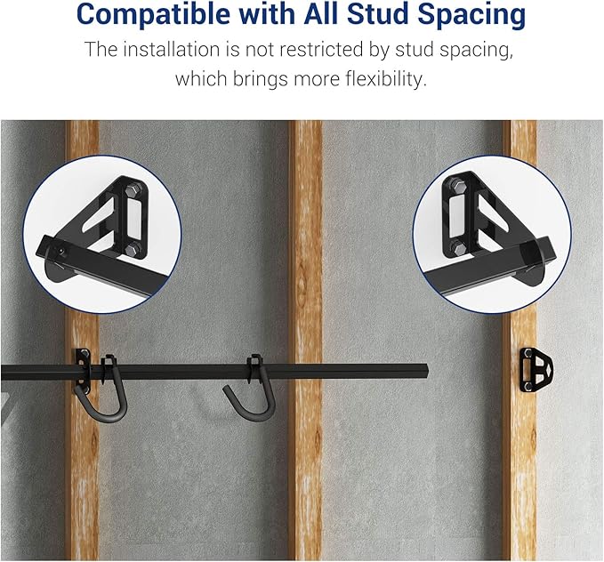 FLEXIMOUNTS 4 Bike Storage Rack, Heavy Duty Wall Mount Hanger - Image 6