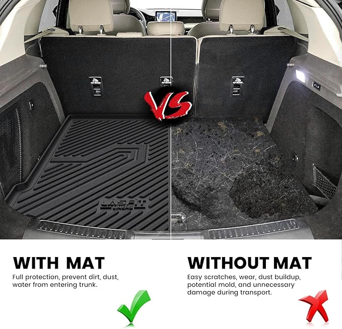 LASFIT Trunk Mat for Lincoln Corsair 2025 2024 2023 2022 2021 2020, All Weather - Image 7