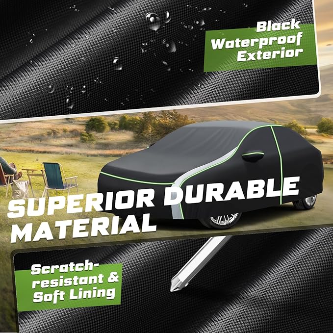 Mixsuper Liner Car Cover for Toyota Camry 1987-2025, 7 Layers Waterproof Car - Image 5