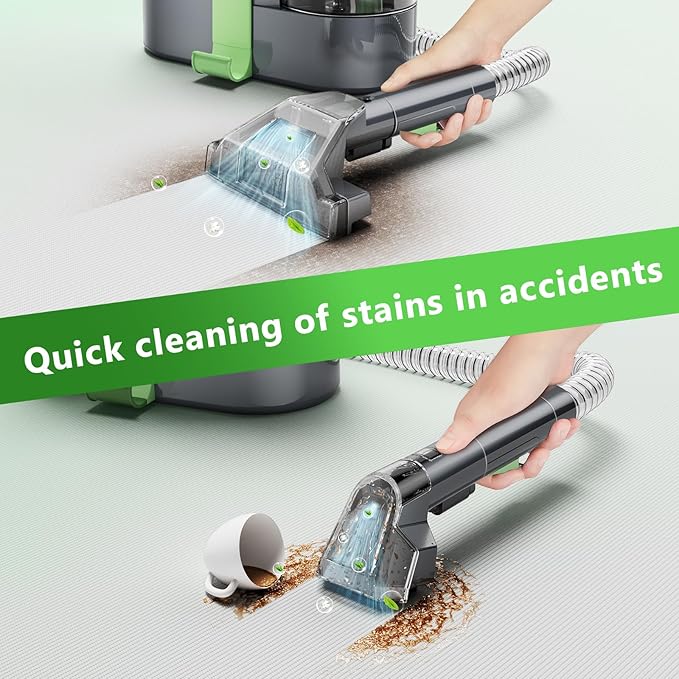 Carpet Cleaner Machine, 18Kpa Portable Carpet Spot and Upholstery Cleaner - Image 3