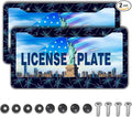 License Plate Frames Black Blue Automotive Exterior Accessories Beautiful by Unknown