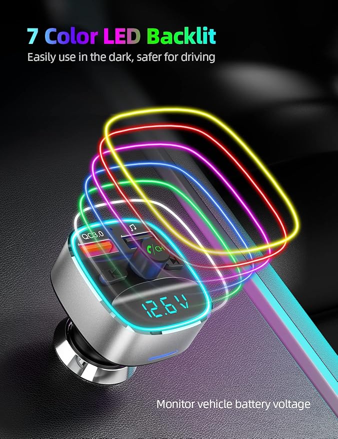 Nulaxy Bluetooth FM Transmitter - Image 5