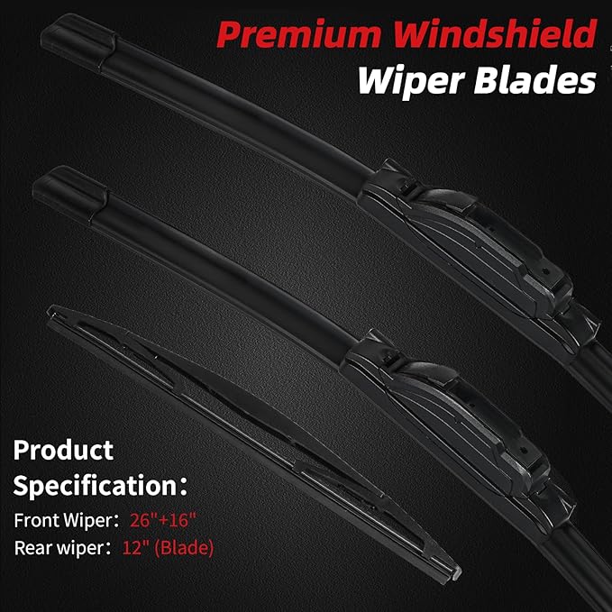OTUAYAUTO Premium Windshield Wiper Blades - Image 2