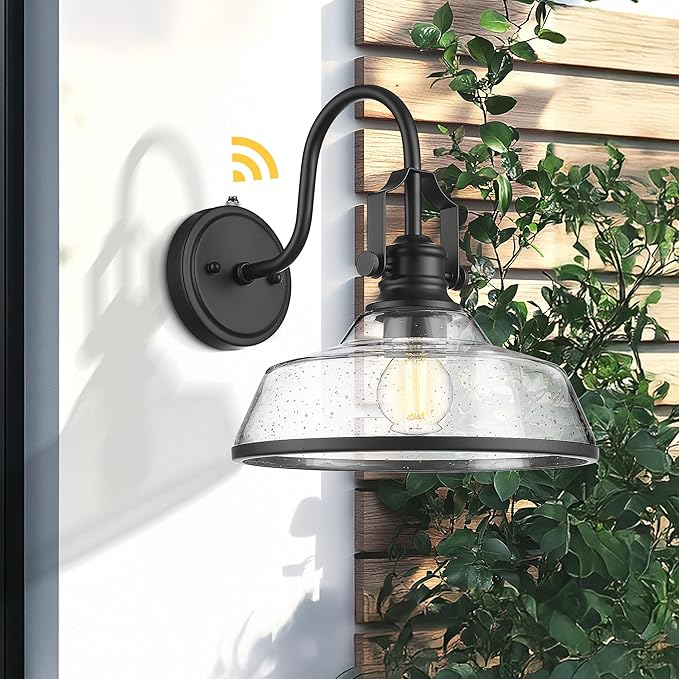 kudos Dusk to Dawn Outdoor Wall Sconce, Exterior Garage Light Fixtures - Image 2