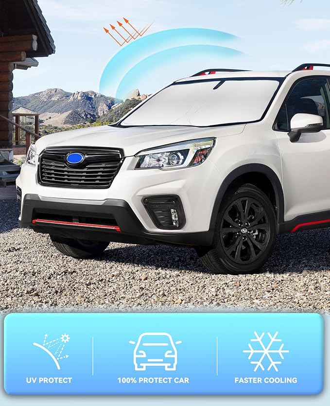 Sun Shade for Forester 2013-2018 Windshield Sunshade for Subaru Forester 2017 - Image 5