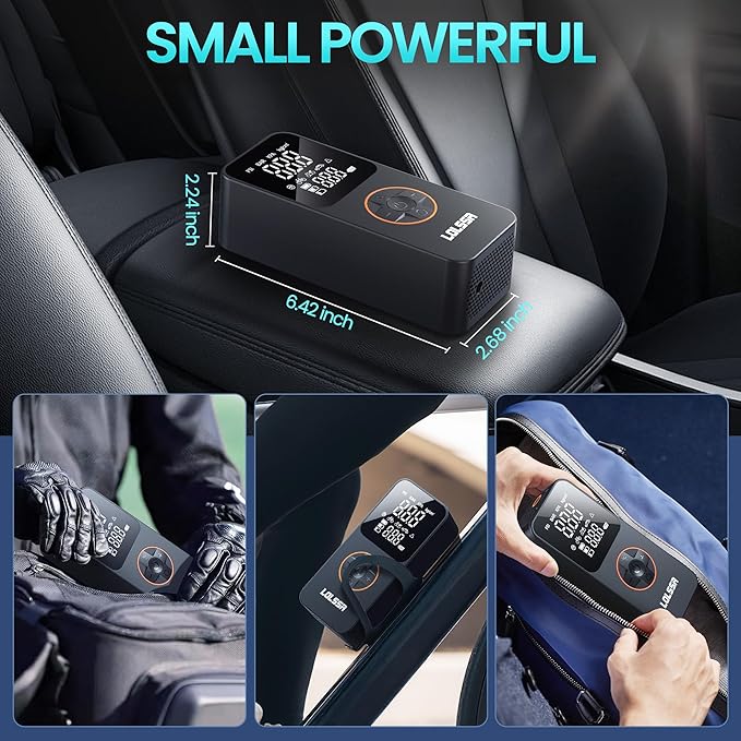 Tire Inflator Portable Air Compressor-Air Pump 20000mAh & 150PSI Cordless - Image 4