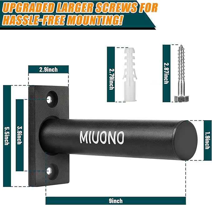 Weight Plate Holder, Wall Mounted Weight Rack Storage - Image 3