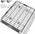 Wildroad Roof Rack Cargo Basket, Upgraded 4” Fence Wide Car Roof Basket by WILDROAD