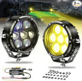 Kewig 4 Inch 96W Amber White LED Light Pods, 6 Modes Dual Color Fog Light Pods by KEWIG