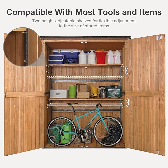 Outdoor Storage Shed with Floor - Image 4