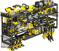 64”W Power Tool Organizer Wall Mount, Heavy Duty 8-Drill Cordless Drill Holder by POKIPO