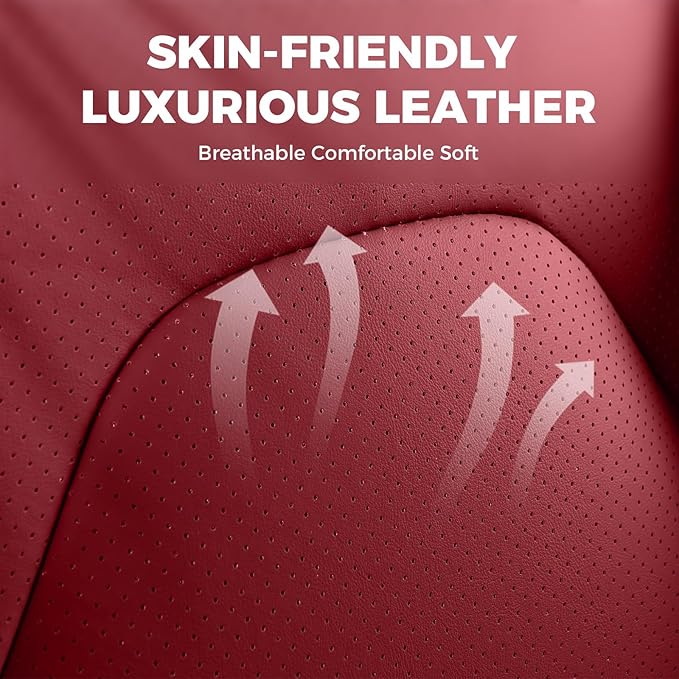 FREESOO Car Seat Covers Full Set, Waterproof Automotive Seat Covers, Leather - Image 6