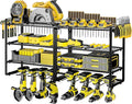 Metal Power Tool Organizer, Space-Saving Wall-Mounted Power Tool Rack, Holds 8 by Unknown