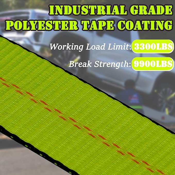 4 Pack Car Tie Down Straps for Trailers - Image 5