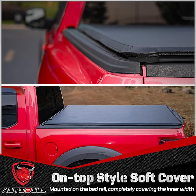Soft Quad Fold Tonneau Cover Compatible - Image 2