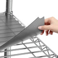 Shelf Liners for Wire Shelf System: Set of 4 in Graphite: 14 x 36 inch: Plastic by Sterling+Shelf+Liners