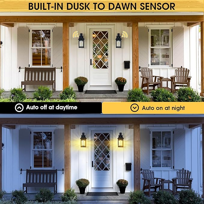 2PACK Bluetooth Speaker Outdoor Wall Lights - Image 6