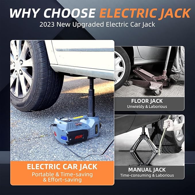 STANDTALL Electric Car Jack Kit 5T 12V Electric Floor Jack Lift - Image 5