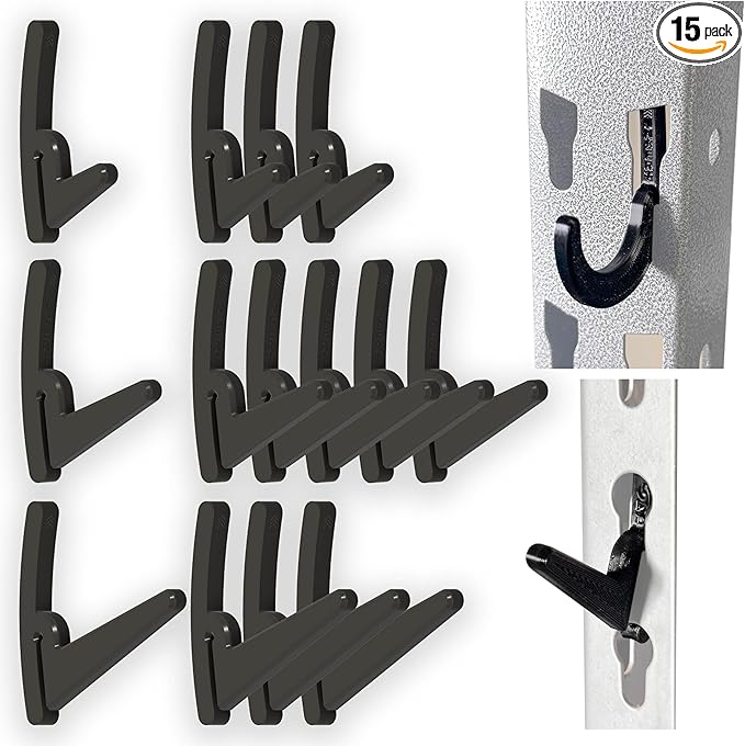 BearClaw Universal Hooks for Garage Shelving and Industrial Storage Racks by Electron+Whale