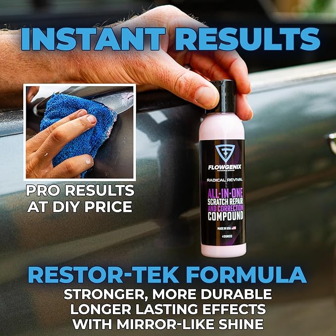 Instant Car Scratch Remover for Vehicles, All-in-One Car Paint Scratch Repair - Image 7