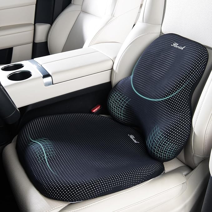 FLORICH Car Seat Cushion and Lumbar Support Pillow by FLORICH