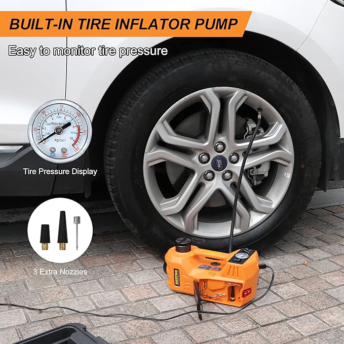 BEETRO Electric Car Jack Kit 5 Ton 12V - Image 6