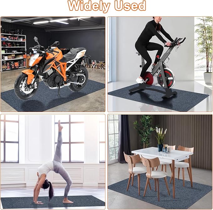 2-pc 64 X 32 Inch Heavy Duty Oil Spill Mat, 6.5mm Thickened Garage Floor Mat - Image 7