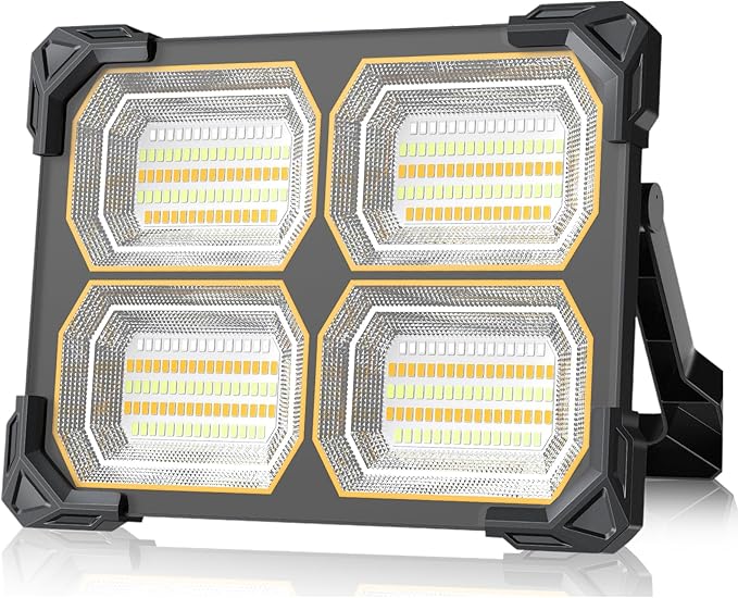 300W Led Work Light Rechargeable, 26000MAh Solar Portable Light, 26000LM by Sinear