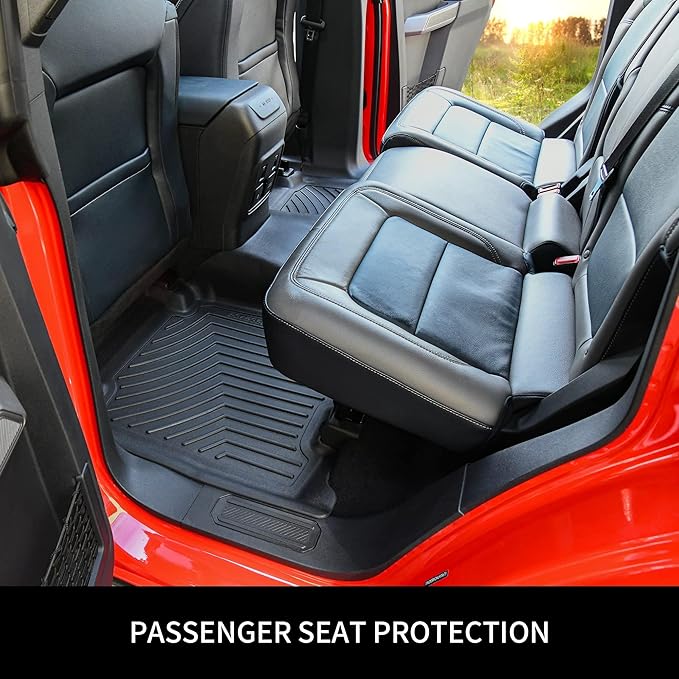OEDRO Floor Mats Fit for 2014-2019 Kia Soul, Unique Black TPE All-Weather Guard - Image 5